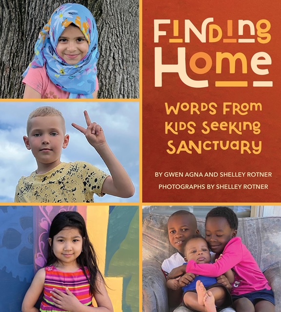 Photo of the book cover finding home